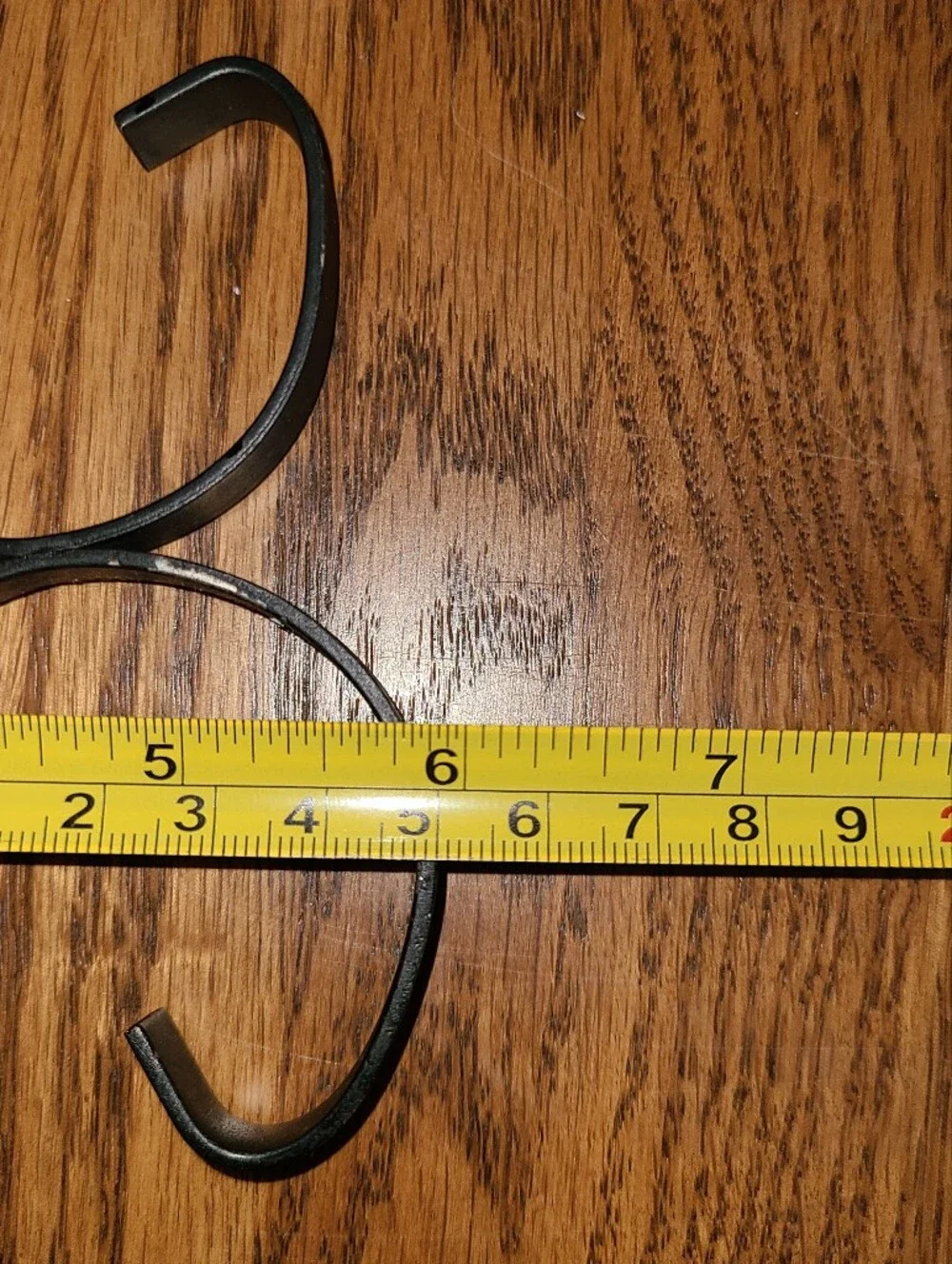 Vintage - Candle Wall Sconce Black Wrought Iron